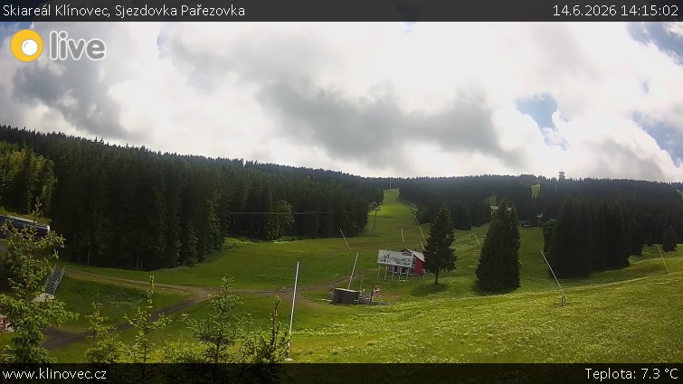 Skiareál Klínovec - Sjezdovka Pařezovka, lanovka CineStar Express - 14.6.2026 v 14:15