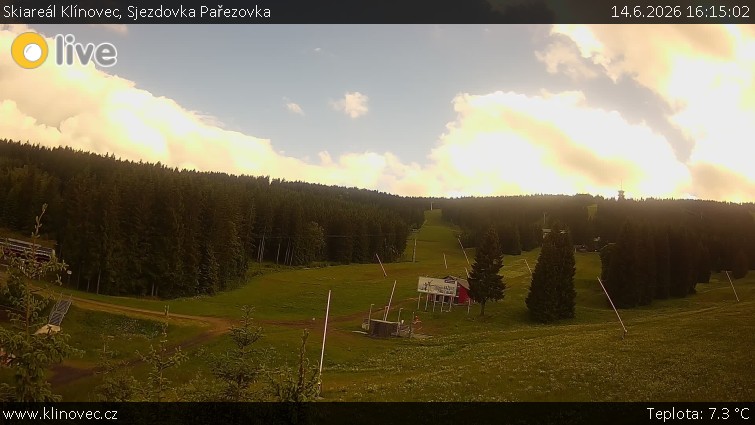 Skiareál Klínovec - Sjezdovka Pařezovka, lanovka CineStar Express - 14.6.2026 v 16:15