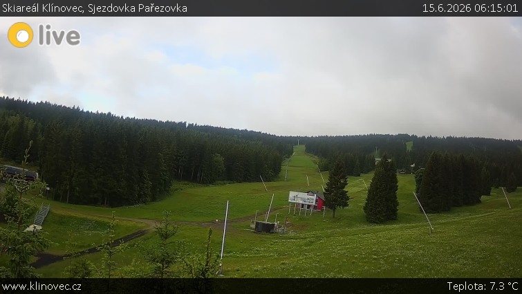 Skiareál Klínovec - Sjezdovka Pařezovka, lanovka CineStar Express - 15.6.2026 v 06:15