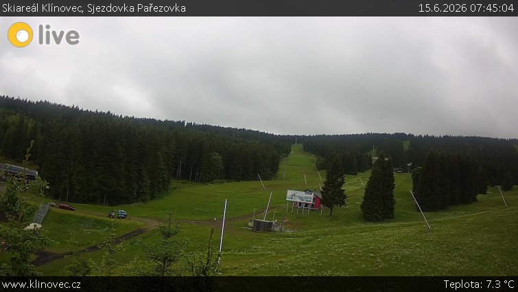 Skiareál Klínovec - Sjezdovka Pařezovka, lanovka CineStar Express - 15.6.2026 v 07:45