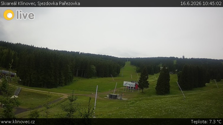 Skiareál Klínovec - Sjezdovka Pařezovka, lanovka CineStar Express - 16.6.2026 v 10:45
