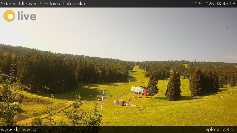 Skiareál Klínovec - Sjezdovka Pařezovka, lanovka CineStar Express - 20.6.2026 v 08:45