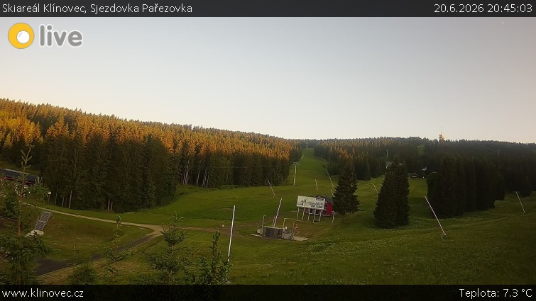 Skiareál Klínovec - Sjezdovka Pařezovka, lanovka CineStar Express - 20.6.2026 v 20:45