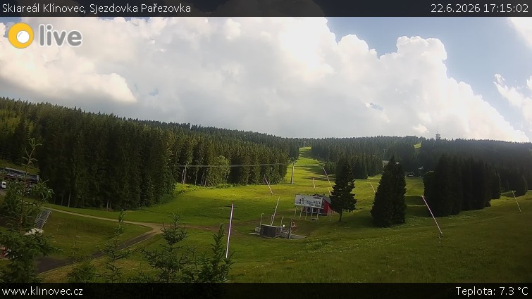 Skiareál Klínovec - Sjezdovka Pařezovka, lanovka CineStar Express - 22.6.2026 v 17:15