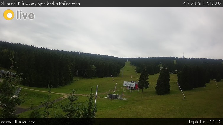 Skiareál Klínovec - Sjezdovka Pařezovka, lanovka CineStar Express - 4.7.2026 v 12:15