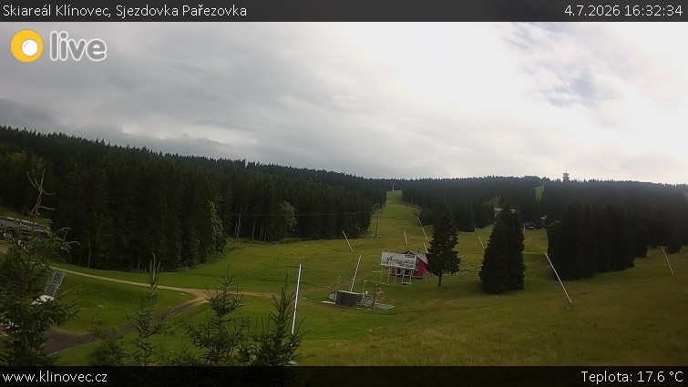 Skiareál Klínovec - Sjezdovka Pařezovka, lanovka CineStar Express - 4.7.2026 v 16:32