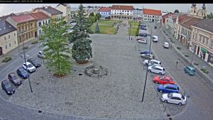 Město Kojetín - Masarykovo náměstí - 4.7.2025 v 06:45