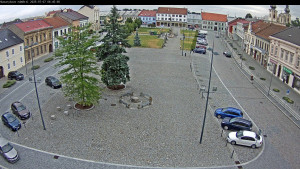 Město Kojetín - Masarykovo náměstí - 7.7.2025 v 06:45