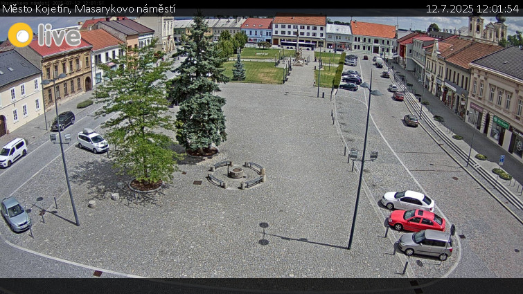 Město Kojetín - Masarykovo náměstí - 12.7.2025 v 12:01 Město Kojetín - Masarykovo náměstí - 12.7.2025 v 12:01