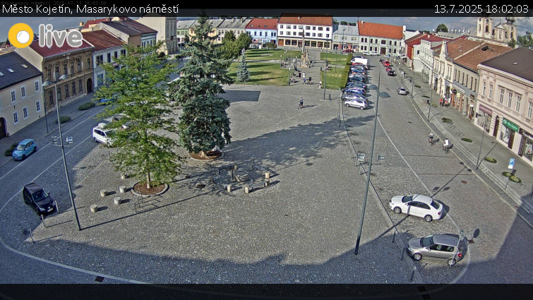 Město Kojetín - Masarykovo náměstí - 13.7.2025 v 18:02 Město Kojetín - Masarykovo náměstí - 13.7.2025 v 18:02