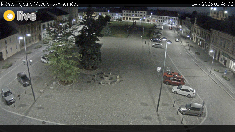 Město Kojetín - Masarykovo náměstí - 14.7.2025 v 03:45 Město Kojetín - Masarykovo náměstí - 14.7.2025 v 03:45