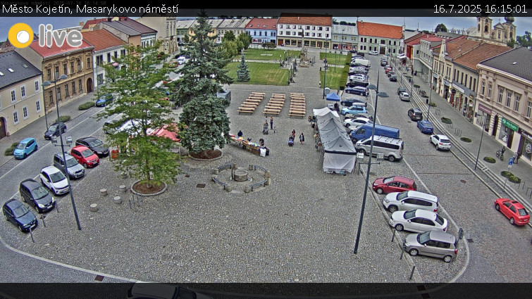 Město Kojetín - Masarykovo náměstí - 16.7.2025 v 16:15 Město Kojetín - Masarykovo náměstí - 16.7.2025 v 16:15