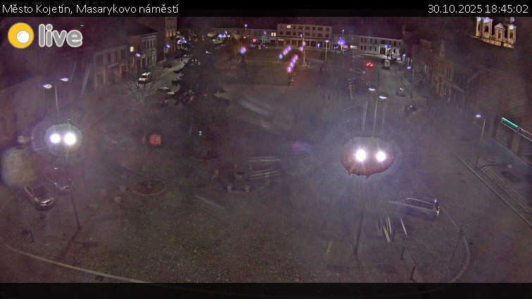 Město Kojetín - Masarykovo náměstí - 30.10.2025 v 18:45 Město Kojetín - Masarykovo náměstí - 30.10.2025 v 18:45
