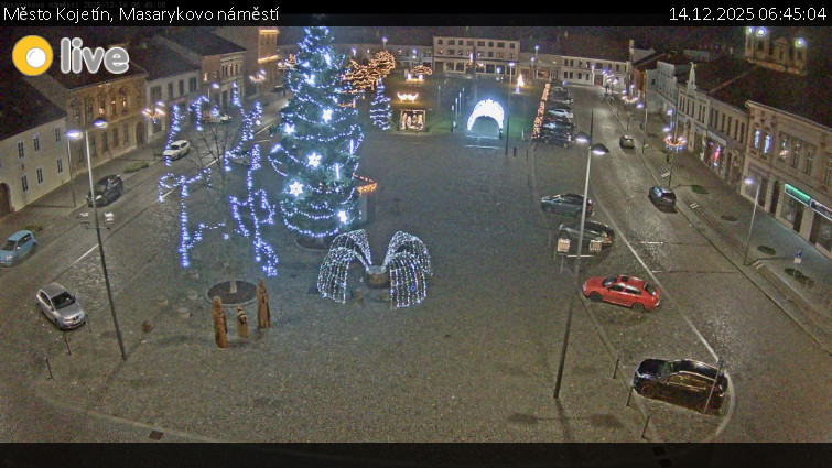 Město Kojetín - Masarykovo náměstí - 14.12.2025 v 06:45