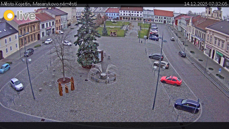 Město Kojetín - Masarykovo náměstí - 14.12.2025 v 07:32