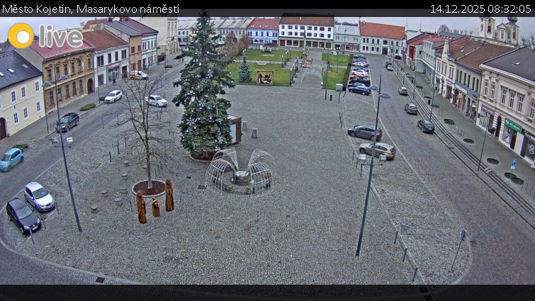 Město Kojetín - Masarykovo náměstí - 14.12.2025 v 08:32
