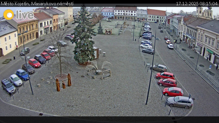 Město Kojetín - Masarykovo náměstí - 17.12.2025 v 08:15