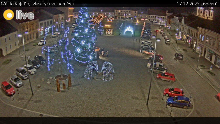 Město Kojetín - Masarykovo náměstí - 17.12.2025 v 16:45