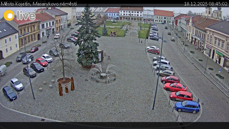 Město Kojetín - Masarykovo náměstí - 18.12.2025 v 08:45