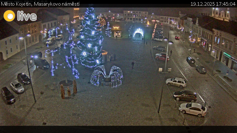 Město Kojetín - Masarykovo náměstí - 19.12.2025 v 17:45