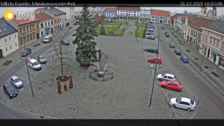 Město Kojetín - Masarykovo náměstí - 21.12.2025 v 10:32