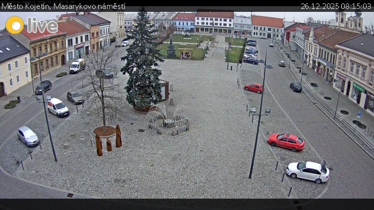 Město Kojetín - Masarykovo náměstí - 26.12.2025 v 08:15
