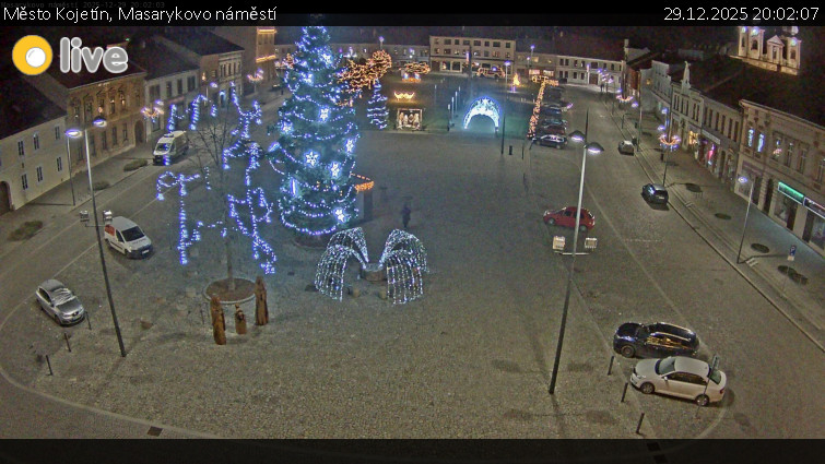 Město Kojetín - Masarykovo náměstí - 29.12.2025 v 20:02