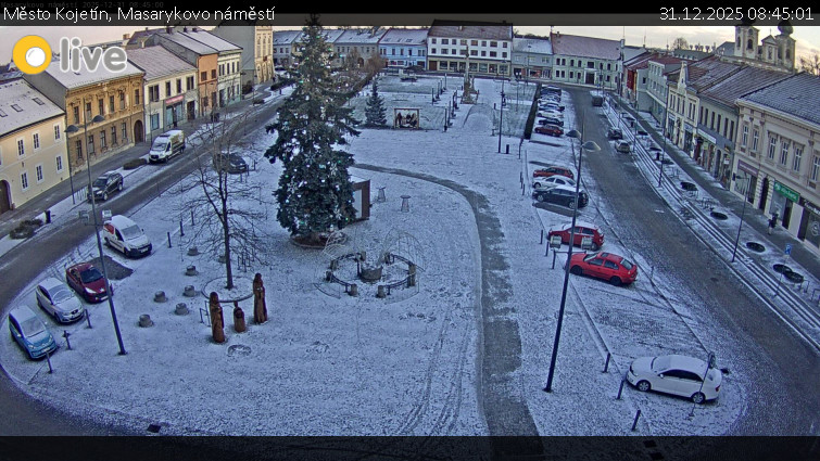 Město Kojetín - Masarykovo náměstí - 31.12.2025 v 08:45