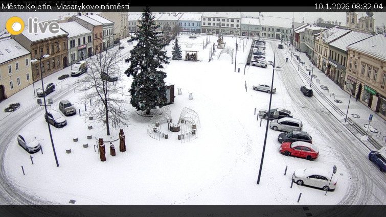 Město Kojetín - Masarykovo náměstí - 10.1.2026 v 08:32