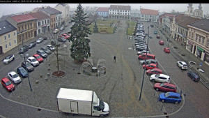 Město Kojetín - Masarykovo náměstí - 6.2.2026 v 08:45