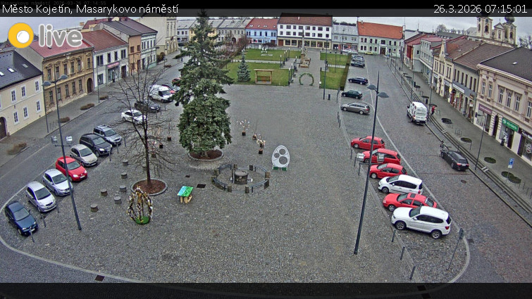 Město Kojetín - Masarykovo náměstí - 26.3.2026 v 07:15