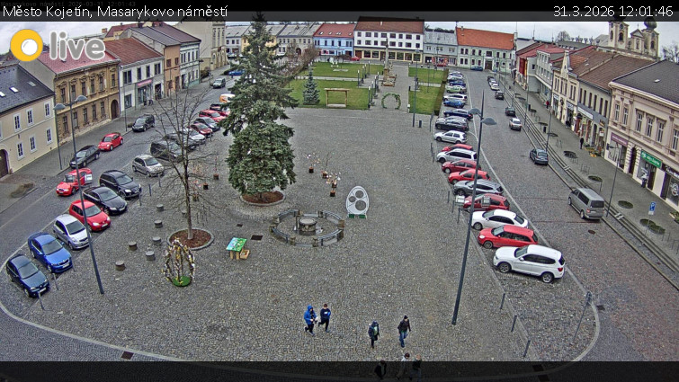 Město Kojetín - Masarykovo náměstí - 31.3.2026 v 12:01