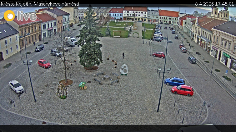 Město Kojetín - Masarykovo náměstí - 8.4.2026 v 17:45