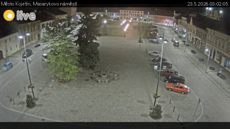 Město Kojetín - Masarykovo náměstí - 23.5.2026 v 03:02
