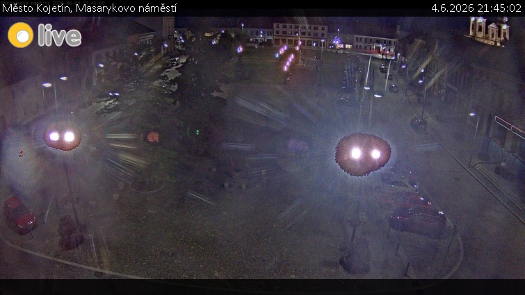 Město Kojetín - Masarykovo náměstí - 4.6.2026 v 21:45