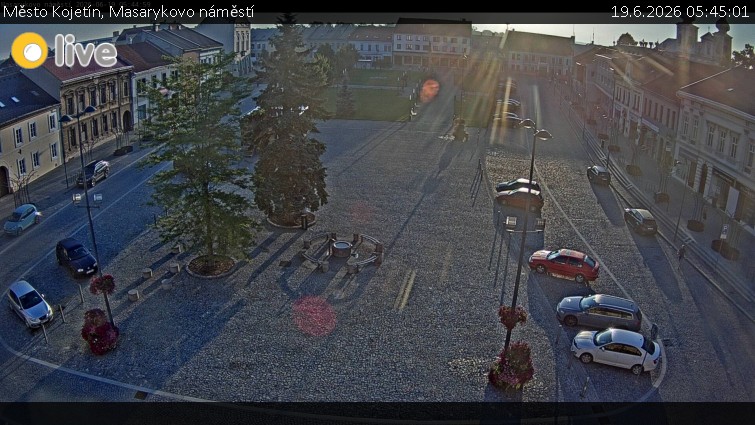 Město Kojetín - Masarykovo náměstí - 19.6.2026 v 05:45