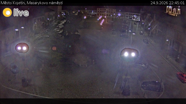 Město Kojetín - Masarykovo náměstí - 24.9.2026 v 22:45