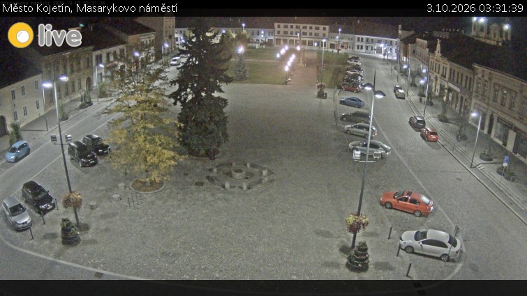 Město Kojetín - Masarykovo náměstí - 3.10.2026 v 03:31