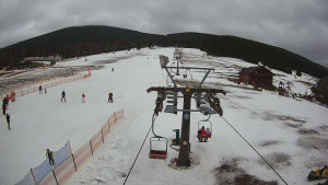 Horské atrakce Ramzová - Dolní část sjezdovky Skiareálu Ramzová - 4.2.2024 v 10:00