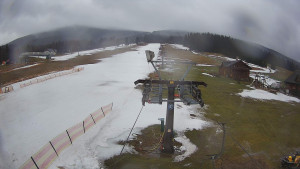 Horské atrakce Ramzová - Dolní část sjezdovky Skiareálu Ramzová - 7.2.2024 v 10:00