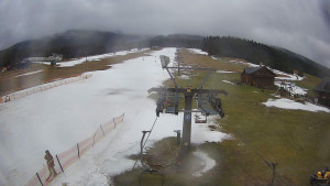 Horské atrakce Ramzová - Dolní část sjezdovky Skiareálu Ramzová - 7.2.2024 v 15:00