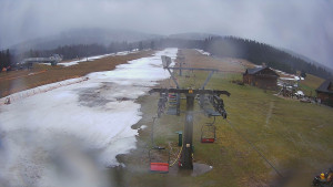 Horské atrakce Ramzová - Dolní část sjezdovky Skiareálu Ramzová - 11.2.2024 v 08:00