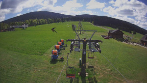 Skiarena R3 Ramzová - Dolní část sjezdovky Skiareálu Ramzová - 9.5.2025 v 11:00