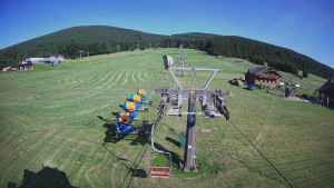 Horské atrakce Ramzová - Dolní část sjezdovky Skiareálu Ramzová - 13.6.2025 v 18:00