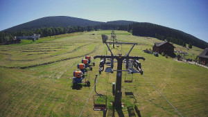 Skiarena R3 Ramzová - Dolní část sjezdovky Skiareálu Ramzová - 14.6.2025 v 11:00