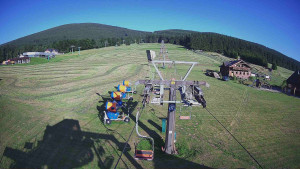 Skiarena R3 Ramzová - Dolní část sjezdovky Skiareálu Ramzová - 14.6.2025 v 19:00
