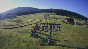 Skiarena R3 Ramzová - Dolní část sjezdovky Skiareálu Ramzová - 15.6.2025 v 07:00