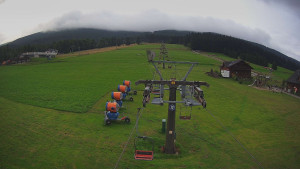 Skiarena R3 Ramzová - Dolní část sjezdovky Skiareálu Ramzová - 12.7.2025 v 06:00
