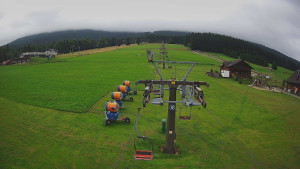 Skiarena R3 Ramzová - Dolní část sjezdovky Skiareálu Ramzová - 12.7.2025 v 07:00