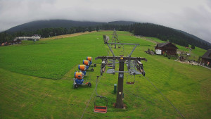 Skiarena R3 Ramzová - Dolní část sjezdovky Skiareálu Ramzová - 12.7.2025 v 09:00